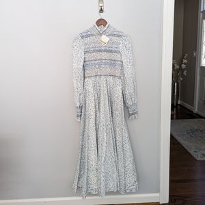 Dondolo Smocked Floral Maxi Dress Size Small